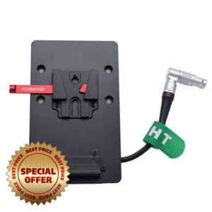 HangTon Battery Plate V-mount Power for RED Komodo-X Epic Scarlet Dragon DSMC2 V-Raptor Camera
