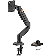 KOORUI Single Monitor Arm Desk Mount for 17-32 inch Screen, Vertical, Swivel, Adjustable Gas Spri...