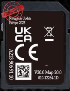 SD Map GPS Navigation Europe 2023 v20 - A2139069110 Compatible with Mercedes Garmin Map Pilot - STAR2