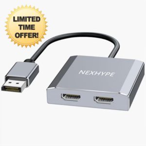 Displayport to Dual HDMI Adapter