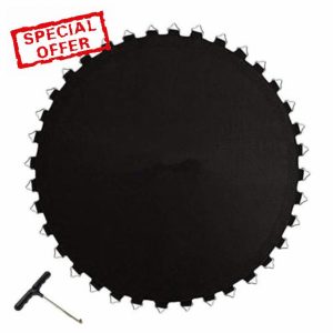 Ssguopte Trampoline Mat with 60 V-Rings Fit 10ft Frames ＆ 5.5" Spring