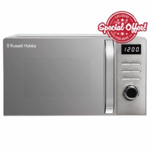 Russell Hobbs Titanium Digital Microwave 20 Litre 800W Solo Digital with 5 Power Levels
