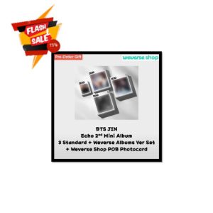 [Weverse Shop EXCLUSIVE POB] JIN Echo All Set [3 Standard + Weverse Albums Ver Set] 2nd Mini Album (via DHL Express)