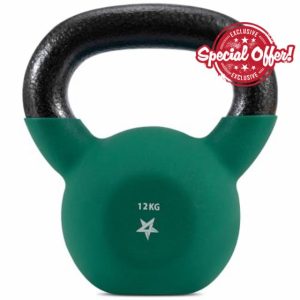 Yes4All 2-20kg Neoprene Coated Cast Iron Kettlebell