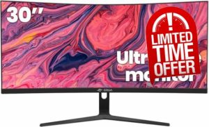 CRUA 30Inch Ultrawide Curved Monitor