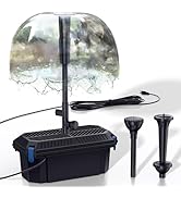 Billing Solar Pond Foundtain with Battery Backup, 8W 300L/H Solar Water Pump with 3600 mAh Batter...