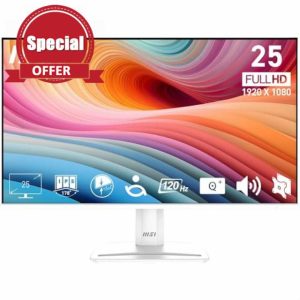 MSI PRO MP251W E2 24.5" FHD Office Monitor - 1920 x 1080 IPS Panel