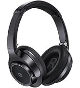 Rebocico Active Noise Cancelling Headphones, Wireless Over-Ear Bluetooth Headphones, Hi-Res Audio...