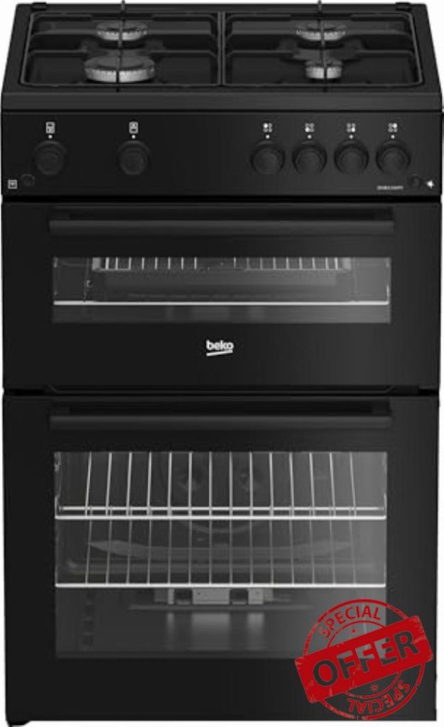 Beko FTG6201K 60cm Gas Cooker - Black            [Energy Class A+]