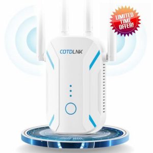 COTDLNK 2025 WiFi Extender Booster for Home 1200Mbps WiFi Booster Dual Band Wireless Internet Booster