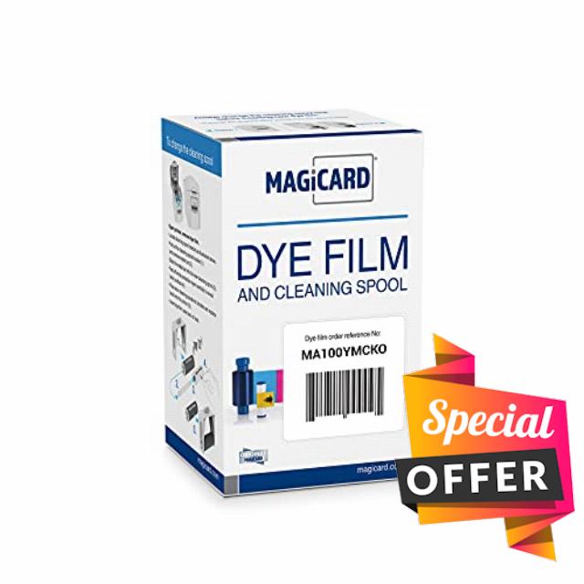 Bodno Magicard MA100YMCKO Color Ribbon - YMCKO - 100 Prints with Software Demo