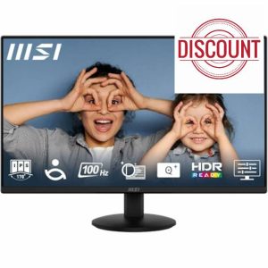 MSI PRO MP242L 23.8-Inch FHD Office Monitor - 1920 x 1080 IPS Panel