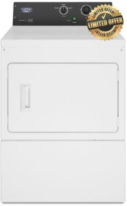 Maytag MDE20MNTGW 10.5kg American Style Vented Front Loader Dryer - White - H106 x W66 x D68.6 (cm)            [Energy Class A]