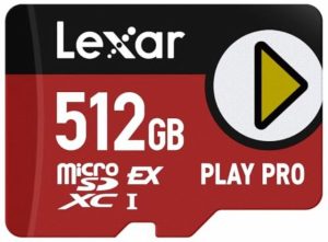 Lexar 512GB Play PRO microSD Express Card