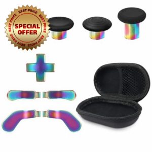 Metal Thumbsticks for Xbox Elite Controller Series 2 Replacement Magnetic Buttons Kit Includes 4 Swap Magnetic Joysticks