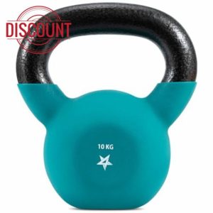 Yes4All 2-20kg Neoprene Coated Cast Iron Kettlebell