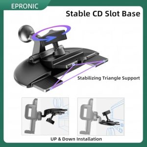 4-Button Lock Compatible with 7/10.26 Inch Portable Monitor Holder for Cell Phone Car Stereo GPS