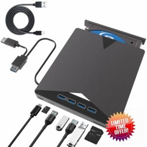 Custom Catch Portable External Blu Ray Drive