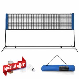 GYMAX Portable Badminton Net Set