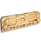 Yes4All Wooden Hang Board/Climbing Board for Doorway - Hand Strengthener Equipment for Training F...