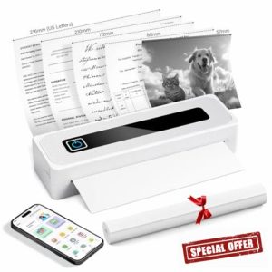 BADGESHAND Portable Printer Wireless