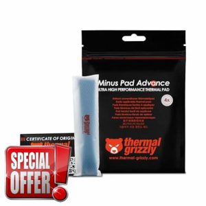 Thermal Grizzly Minus Pad Advance – 4-Pack Thermal Interface Pad