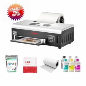 F8 DTF Printer A4 L800 Entry Level T Shirt Printing Machine with White Ink Circulation for Clothing Textile Design (without oven)