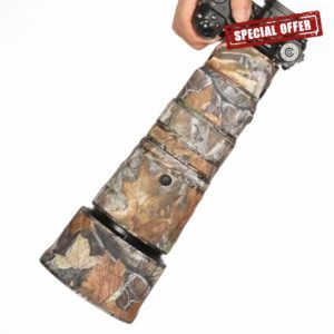CHASING BIRDS Camouflage Waterproof Lens Coat for NIKON Z 180-600mm f/5.6-6.3 VR Rainproof Lens Protective Cover (Forest Camouflage)