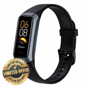 MORELOCO Fitness Tracker Activity Tracker 1.10''AMOLED Touch Color Screen