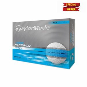 TaylorMade 2025 Golf Tour Response Stripe White/Blue Golf Balls