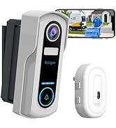 Bextgoo Doorbell Camera Wireless, 5MP Video Doorbell Wireless, Camera Doorbell with Chime, No Mon...