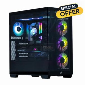 Gaming PC - Intel Core Ultra 9-285k Nvidia Geforce RTX 5080 16GB Graphics Card - 32GB 6000Mhz DDR5 Ram - 2TB Gen 5 NVMe - 1000W Gold Rated PSU - Wi - Fi - Corsair 3500X ARGB Black