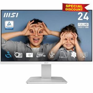 MSI PRO MP2412W 23.8 Inch Full HD Office Monitor - 1920 x 1080 Wide View Panel