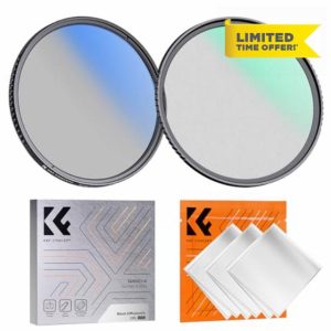 K&F Concept 43mm Black Diffusion 1/4 CPL Filter Set