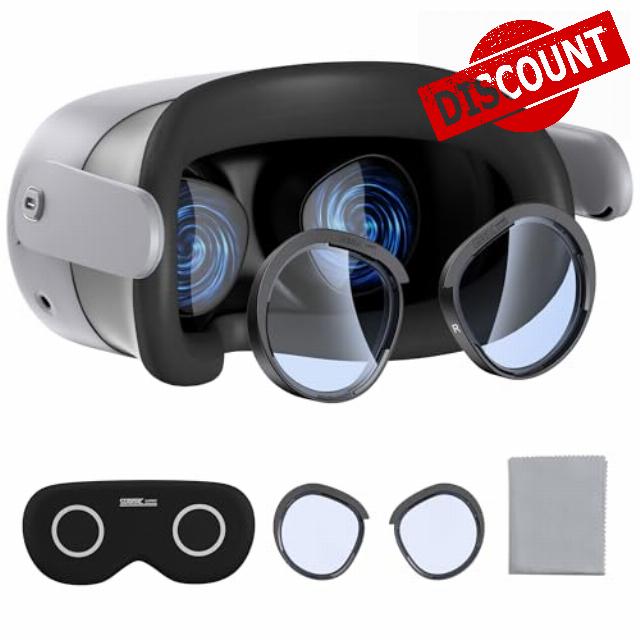Upgrade Lens Protector Set Compatible with Meta Quest 3S Accessories