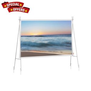 XGIMI Outdoor Portable Projector Screen 70" Foldable & Lightweight - Camping/Backyard Compatible with MoGo Pro/Horizon/Elfin Long Throw Projectors | HD/4K HDR10+ | Travel Movie Scree