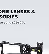 Freewell 1.33x Gold Anamorphic Lens Compatible with 17mm Mount iPhone, Samsung Cinematic Smartpho...