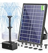Biling 20W solar pond filter complete set with pump 1200 l/h flow rate - solar pond pump with fil...