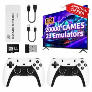 HENTOK Retro Games Console/Video Game Consoles / 2Pack Game Controllers