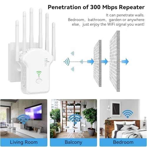 300Mbps WiFi Booster Range Extender