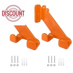 Zoegneer Chainsaw Wall Mount Bracket Chainsaw Hook Wall Mount Chainsaw Stand Garage Chainsaw Storage Rack(2pcs)
