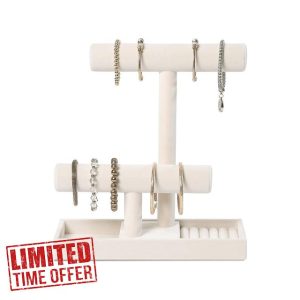 ByKen Multi-Functional 2 Tier Jewelry Holder