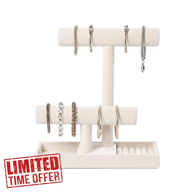ByKen Multi-Functional 2 Tier Jewelry Holder