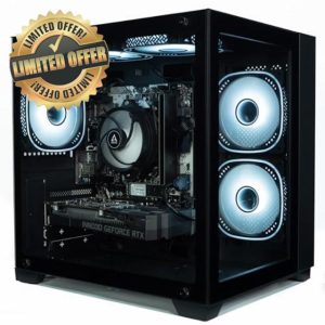 Gaming PC - Desktop Computer | Intel i5-12400F | Nvidia RTX 4060 | 16GB RGB RAM | 1TB NVMe SSD - Air Cooler | 500W 80+ PSU - WIFI | Windows 11 | (KZ 900V2
