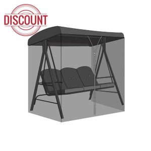 Outdoor Cooling Swing Seat Bugs Cover Breathable Net Ourtyard Garden Double Net Garden Swing Mosquito for Home