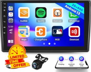 CAMECHO Car Stereo for Audi A4 S4 RS4 2002-2008 with Wireless Carplay Android Auto