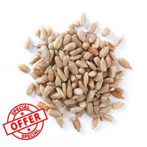 Sunflower Hearts Wild Bird Food Husk-Free High Energy Birds Seed No Mess Birdseeds for Year Round Feeding (25kg)