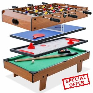 GYMAX 4 in 1 Multi Game Table