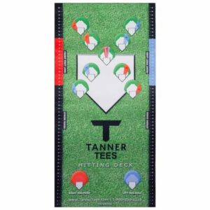 TANNER Hitting Deck | Softball Baseball Instructional Mat for Batting Tee Practice