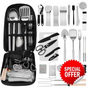 Portable Camping Cooking Utensils Set